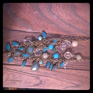 Layered bead necklace